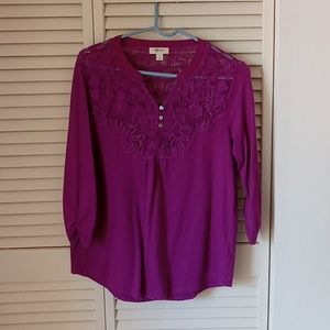 Style & Co, Size S, Color is Purple